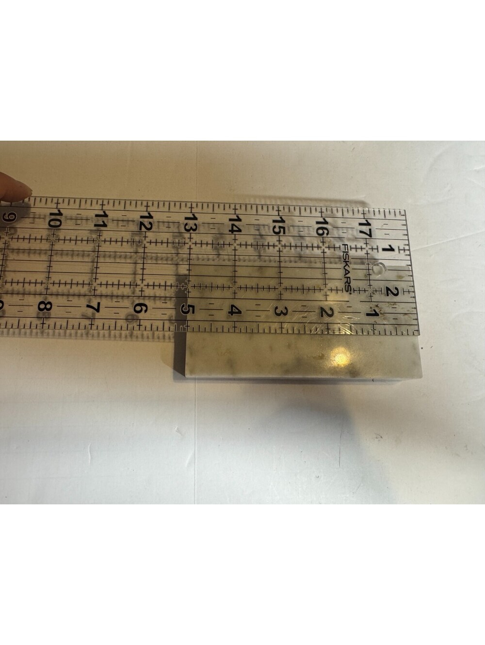 Marble Paperweight Rectangle Office Decor Trophy Base - Picture 4 of 5